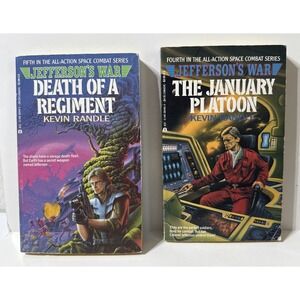 Death of a Regiment January Platoon Kevin Randale 2 PB LOT Jeffersons War Sci Fi